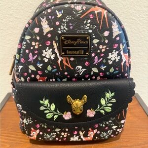 NWT Disney Parks Loungefly Bambi Mini Backpack